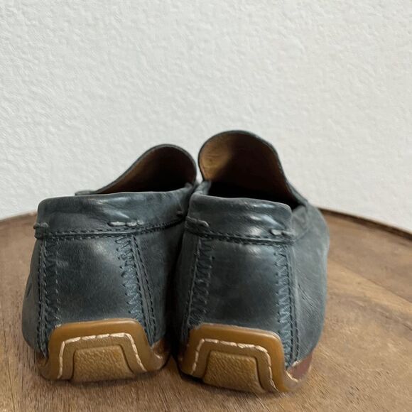 Frye Boots Ash Gray Lewis Venetian Slip-On Loafer Driving Shoes Men's Size 8 - Picture 3 of 9